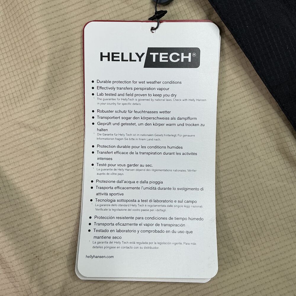 Helly Hansen Packable Ripstop Rain Jacket XL Hood… - image 9